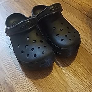 Classic Black Crocs